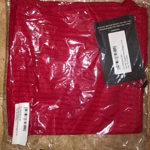 Wine red crop strappy top